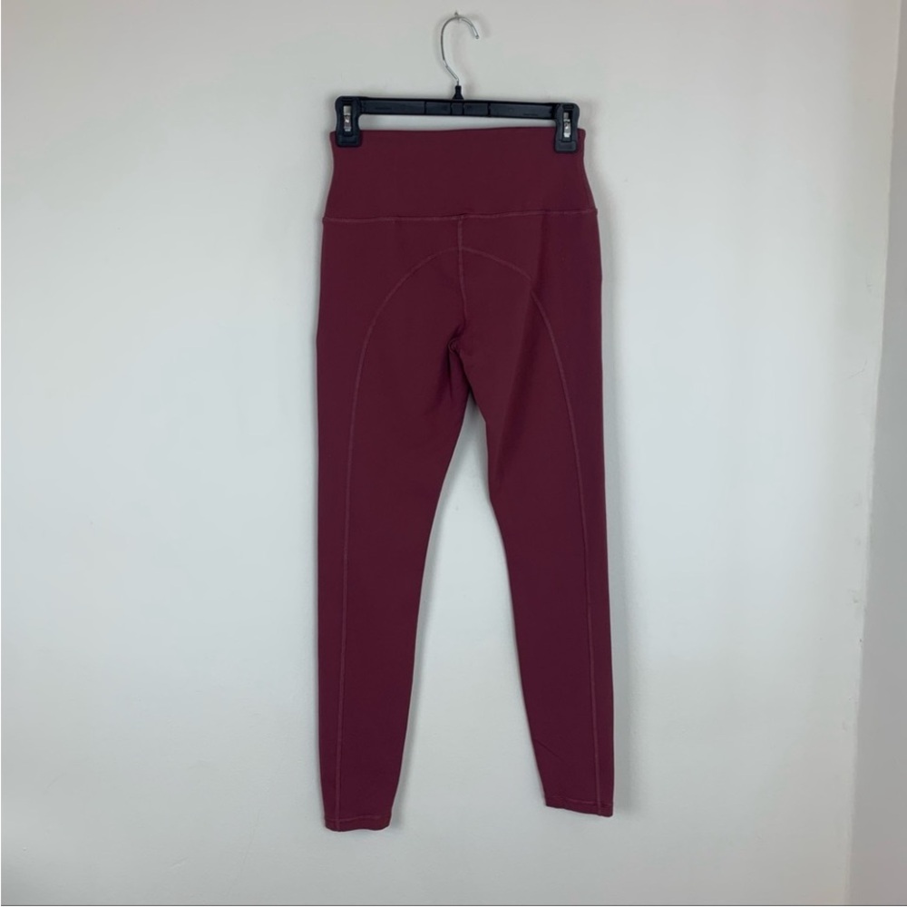 Made for Italic High Rise Maroon Leggings Size S